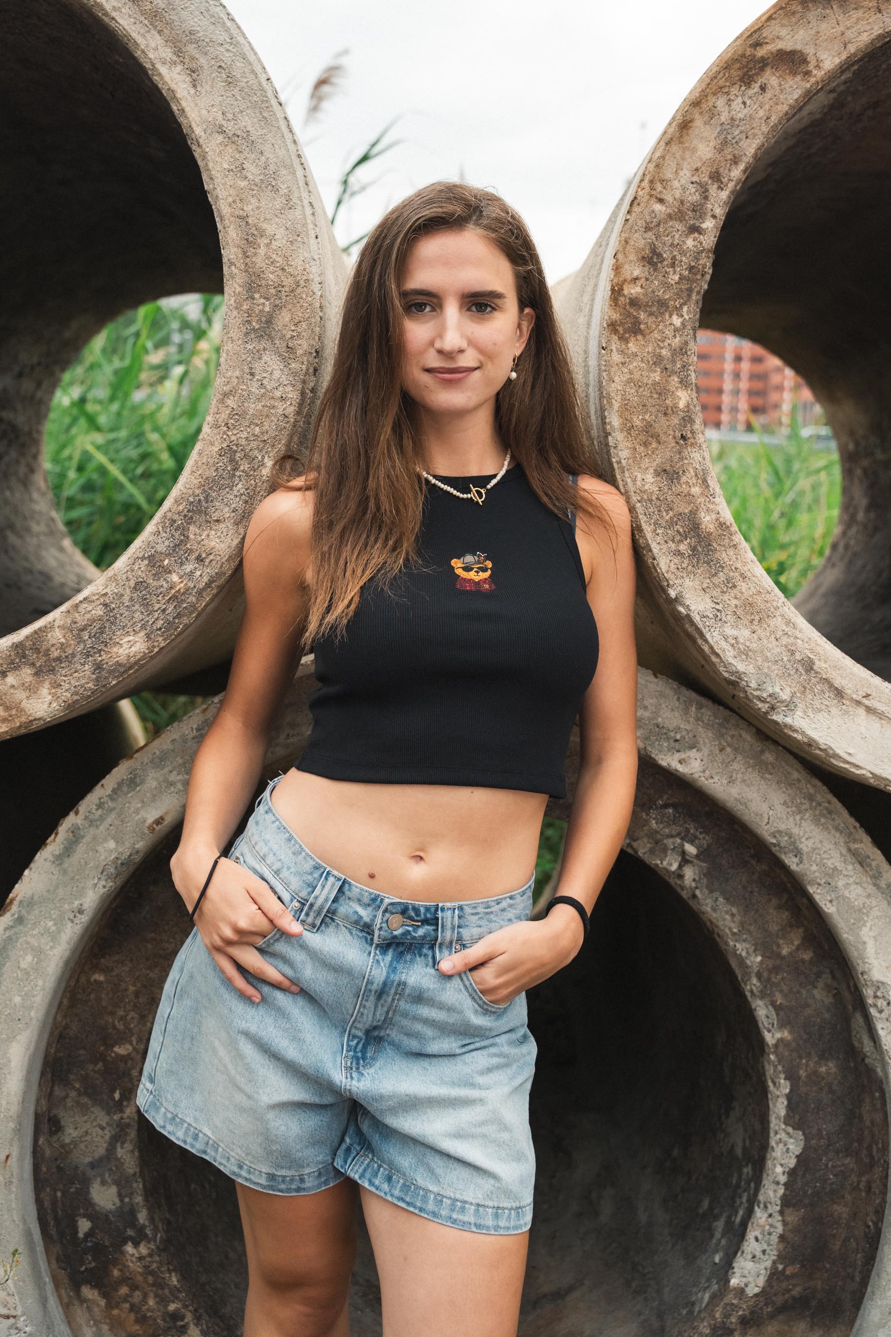 2- Crop top Teddy