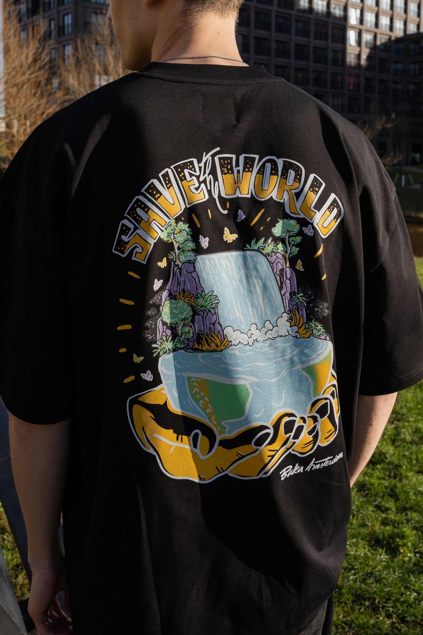 Rette das Welt-T-Shirt