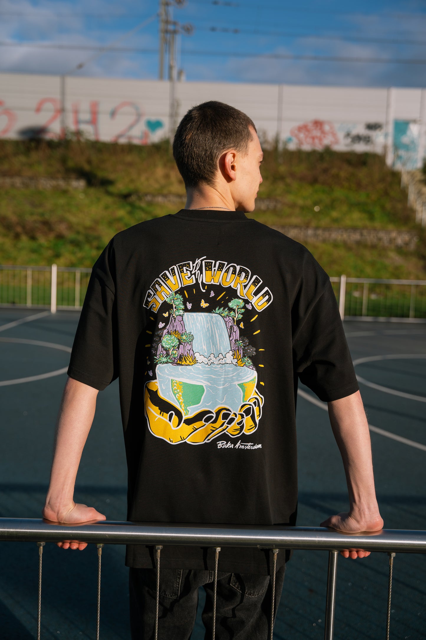 Rette das Welt-T-Shirt