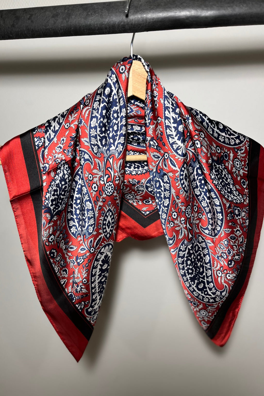 Bandana Orange Weiß Himmelblau